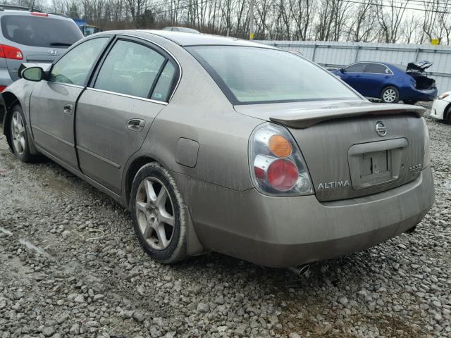 1N4BL11DX2C115882 - 2002 NISSAN ALTIMA SE TAN photo 3