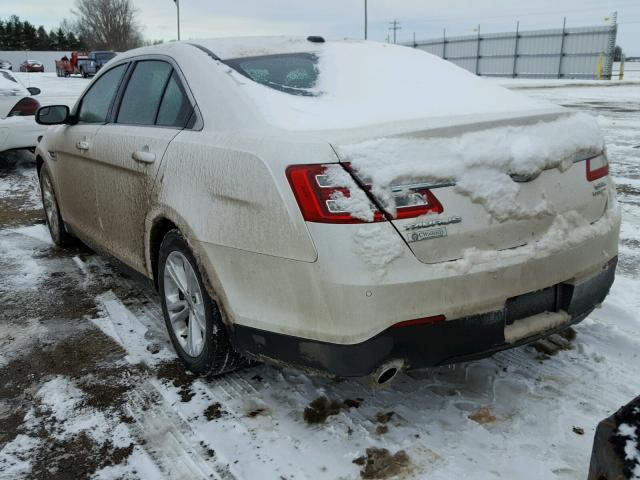 1FAHP2E88EG115054 - 2014 FORD TAURUS SEL WHITE photo 3