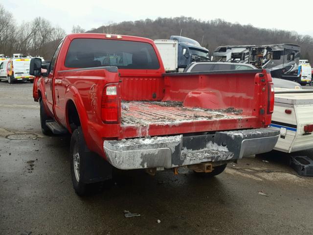 1FTRF3BT7CEB91504 - 2012 FORD F350 SUPER RED photo 3