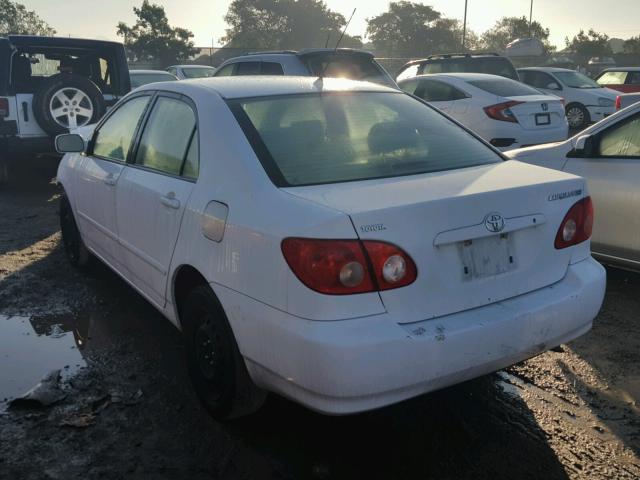 1NXBR32EX6Z617394 - 2006 TOYOTA COROLLA CE WHITE photo 3