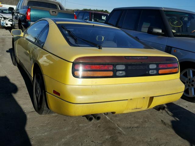 JN1RZ24A8LX014318 - 1990 NISSAN 300ZX YELLOW photo 3