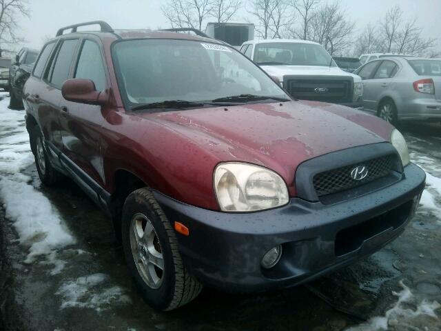 KM8SC73D73U559271 - 2003 HYUNDAI SANTA FE G RED photo 1