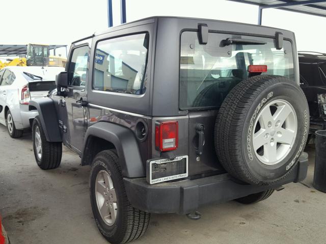 1C4AJWAG8HL551030 - 2017 JEEP WRANGLER S GRAY photo 3