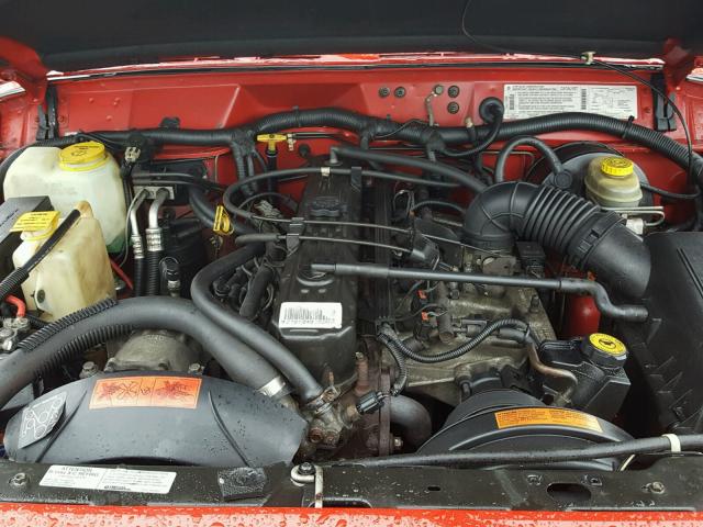 1J4FJ68SXTL295895 - 1996 JEEP CHEROKEE S RED photo 7