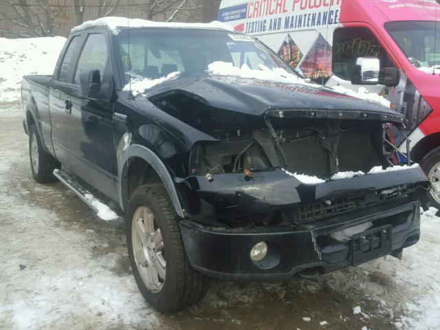 1FTPX14578FC02963 - 2008 FORD F150 BLACK photo 1