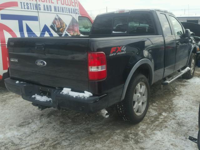 1FTPX14578FC02963 - 2008 FORD F150 BLACK photo 4