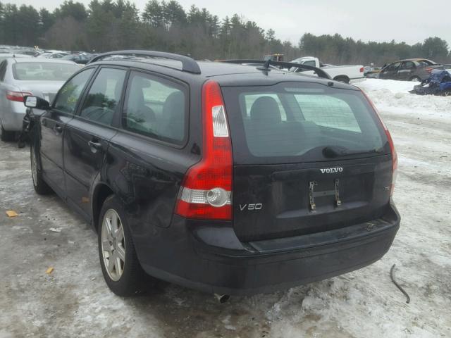 YV1MW682952056517 - 2005 VOLVO V50 T5 BLACK photo 3