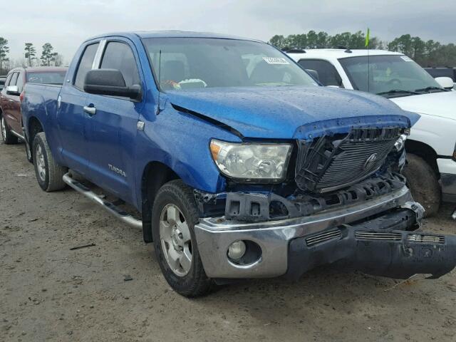 5TFRT54167X005381 - 2007 TOYOTA TUNDRA DOU BLUE photo 1