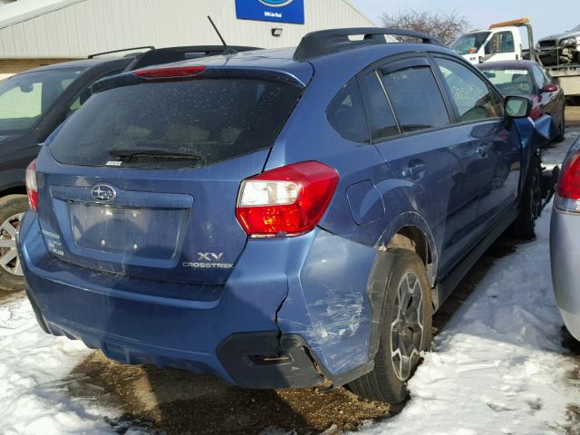 JF2GPADC9F8211648 - 2015 SUBARU XV CROSSTR BLUE photo 4