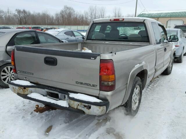 2GCEC19T4Y1122733 - 2000 CHEVROLET SILVERADO BEIGE photo 4