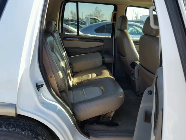 1FMZU74K64UB13316 - 2004 FORD EXPLORER E WHITE photo 6