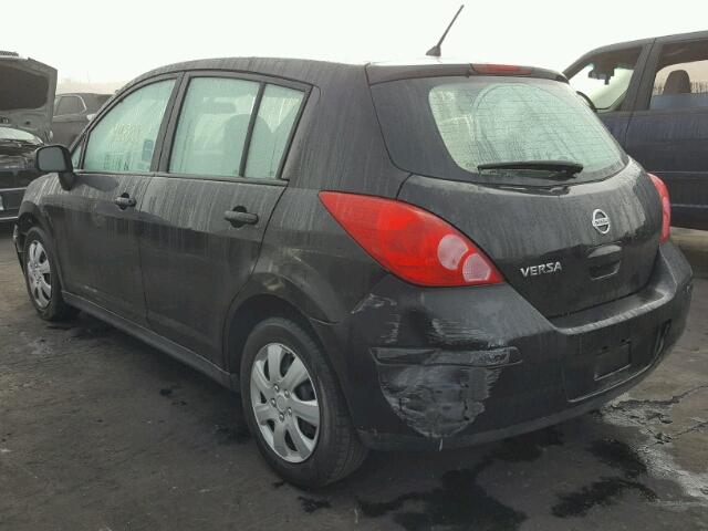 3N1BC1CP6BL408008 - 2011 NISSAN VERSA S BLACK photo 3