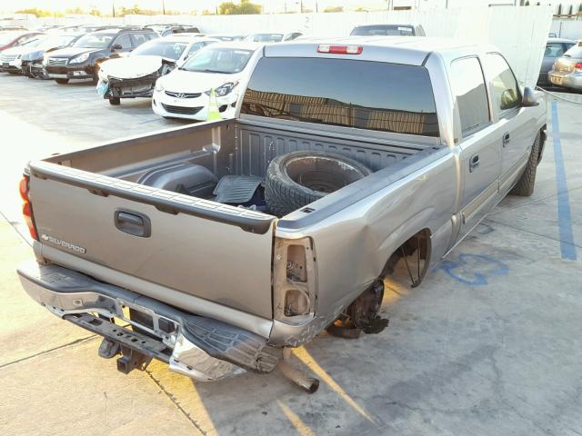 2GCEC13T861161959 - 2006 CHEVROLET SILVERADO SILVER photo 4