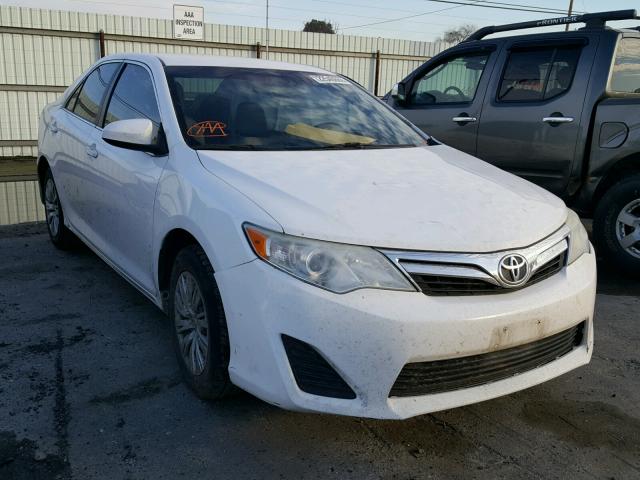 4T4BF1FK1DR276659 - 2013 TOYOTA CAMRY L WHITE photo 1