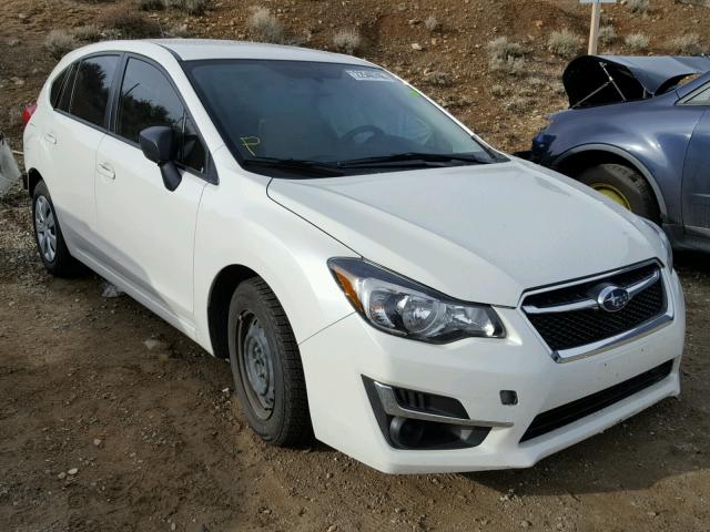 JF1GPAA63F8239691 - 2015 SUBARU IMPREZA BA WHITE photo 1