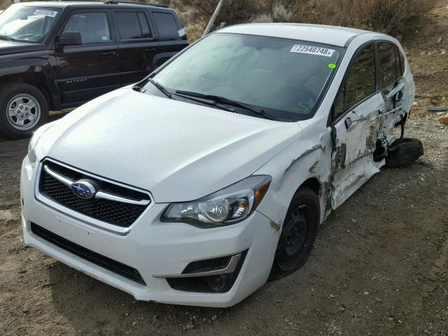 JF1GPAA63F8239691 - 2015 SUBARU IMPREZA BA WHITE photo 2