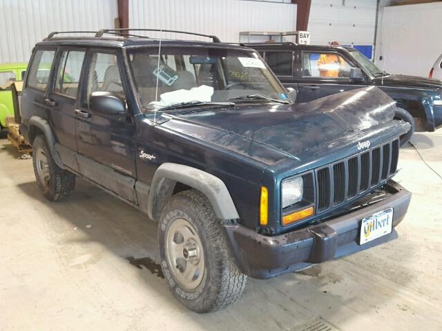 1J4FJ68S3WL226244 - 1998 JEEP CHEROKEE S GREEN photo 1