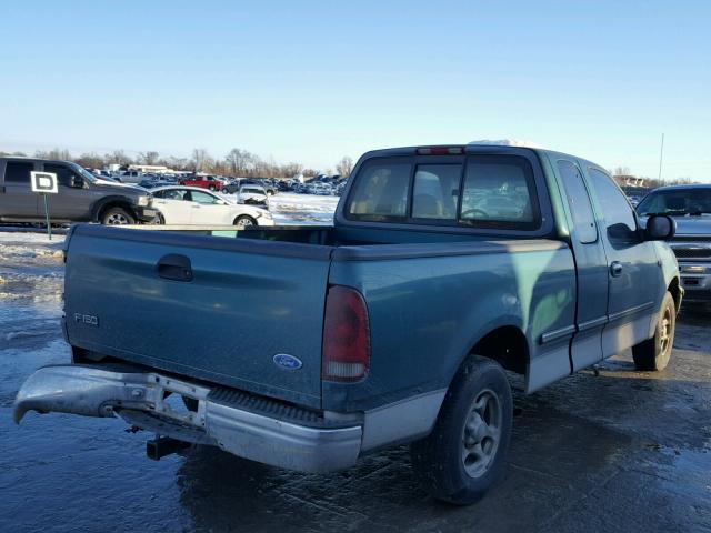 1FTDX17W4VNB44268 - 1997 FORD F150 GREEN photo 4