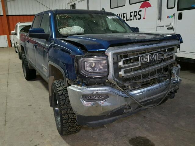 3GTU2MEC9GG210205 - 2016 GMC SIERRA K15 BLUE photo 1