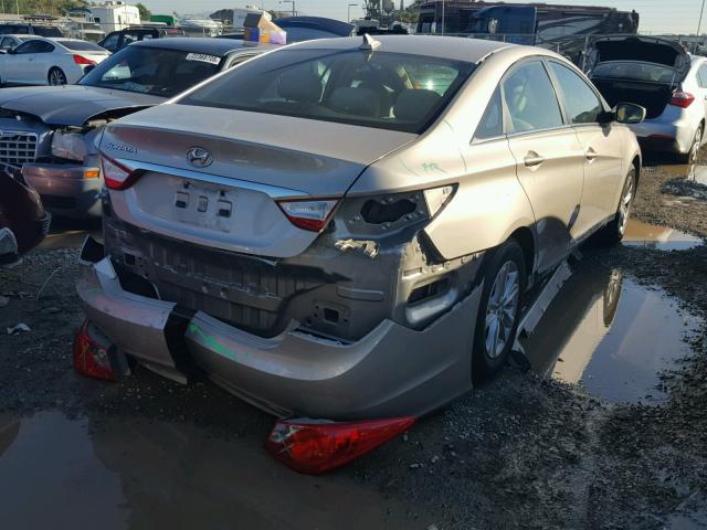 5NPEB4AC6BH279265 - 2011 HYUNDAI SONATA GLS GOLD photo 4