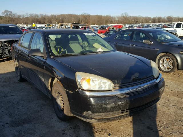 1G1ZS52F25F234248 - 2005 CHEVROLET MALIBU BLACK photo 1