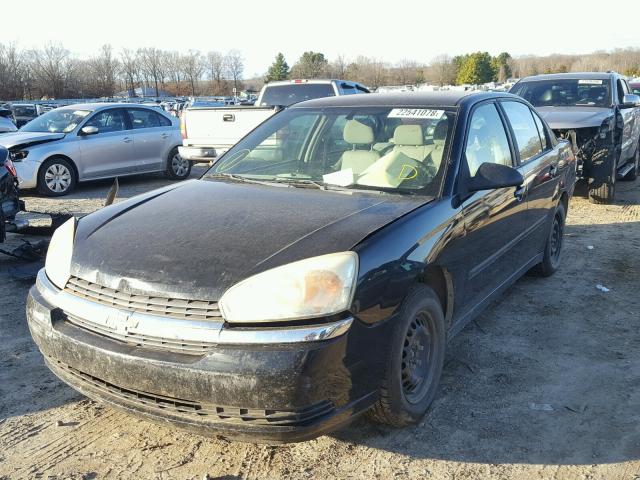 1G1ZS52F25F234248 - 2005 CHEVROLET MALIBU BLACK photo 2