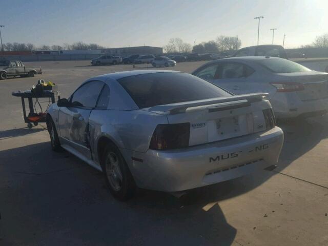 1FAFP40654F161499 - 2004 FORD MUSTANG SILVER photo 3