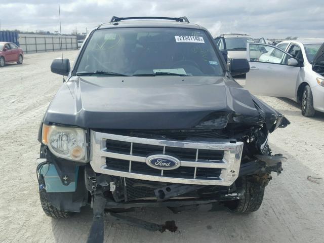 1FMCU04G49KB47962 - 2009 FORD ESCAPE LIM BLACK photo 9