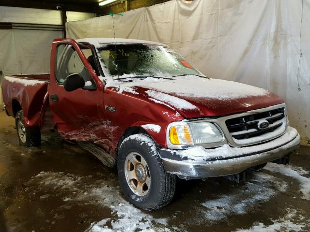 2FTRF172X2CA88196 - 2002 FORD F150 RED photo 1