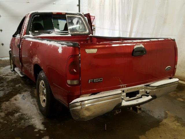 2FTRF172X2CA88196 - 2002 FORD F150 RED photo 3