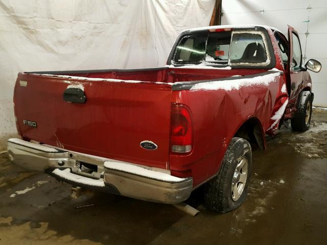 2FTRF172X2CA88196 - 2002 FORD F150 RED photo 4