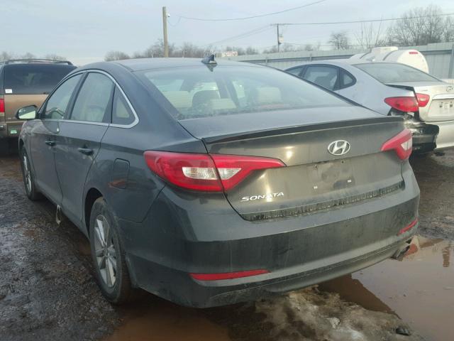 5NPE24AF6GH382851 - 2016 HYUNDAI SONATA SE BLACK photo 3