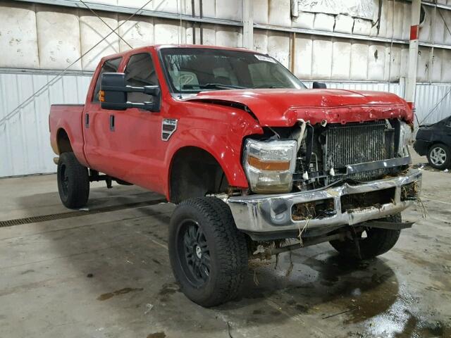 1FTSW21R48EB88407 - 2008 FORD F250 SUPER RED photo 1