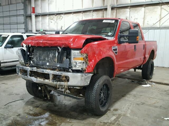 1FTSW21R48EB88407 - 2008 FORD F250 SUPER RED photo 2