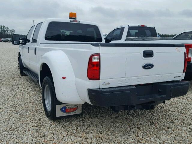 1FT8W3C66GED28376 - 2016 FORD F350 SUPER WHITE photo 3