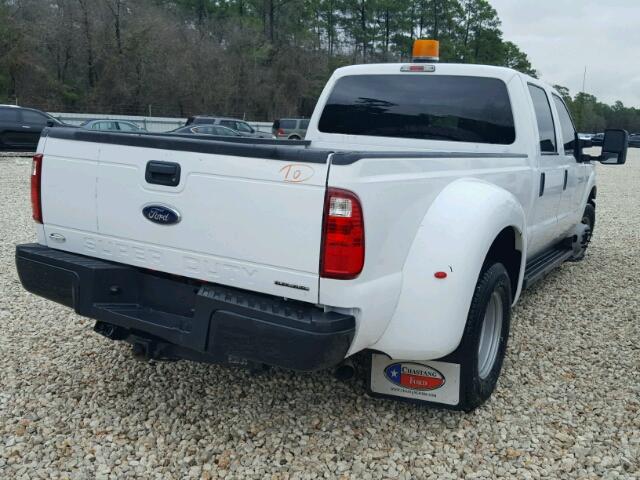 1FT8W3C66GED28376 - 2016 FORD F350 SUPER WHITE photo 4