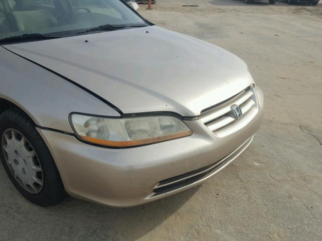 1HGCG56441A038358 - 2001 HONDA ACCORD LX GOLD photo 9