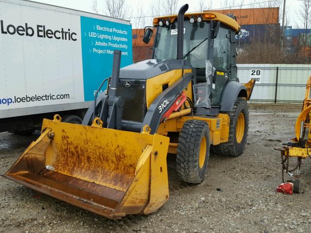 1T0310LXEFF287888 - 2015 JOHN DEERE TRACTOR YELLOW photo 2