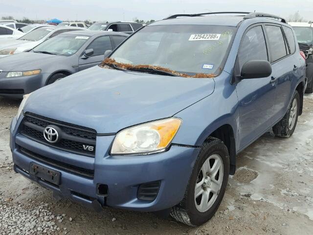 2T3ZK4DV8AW004292 - 2010 TOYOTA RAV4 BLUE photo 2