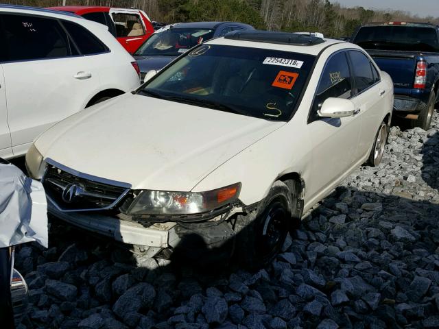 JH4CL96834C004830 - 2004 ACURA TSX WHITE photo 2