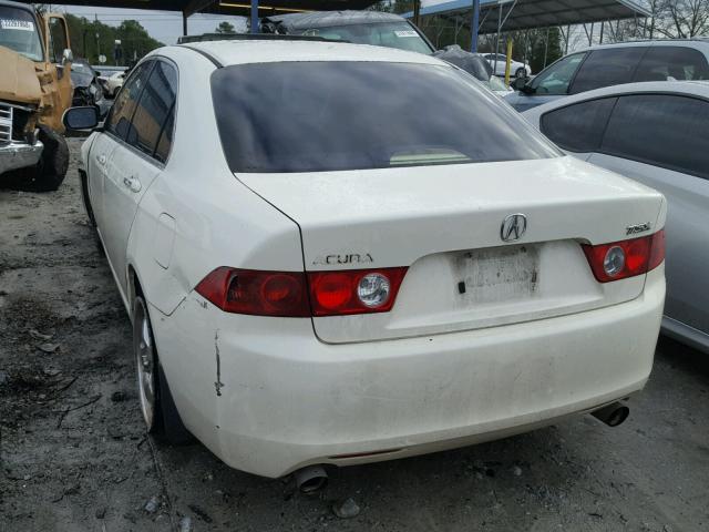 JH4CL96834C004830 - 2004 ACURA TSX WHITE photo 3