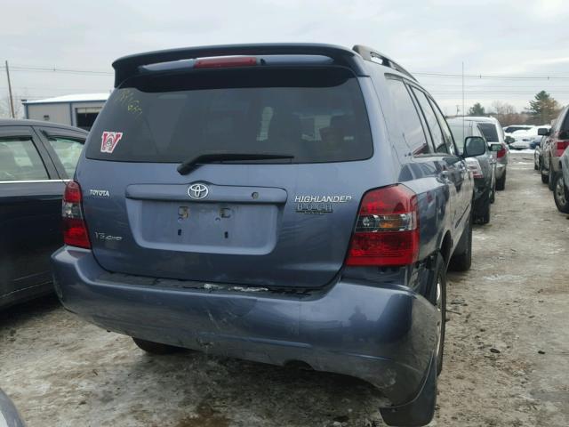 JTEEP21AX60137195 - 2006 TOYOTA HIGHLANDER BLUE photo 9