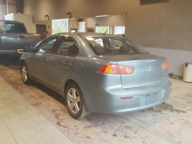 JA3AU26U98U020801 - 2008 MITSUBISHI LANCER ES GRAY photo 3