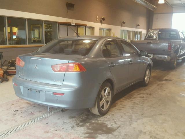 JA3AU26U98U020801 - 2008 MITSUBISHI LANCER ES GRAY photo 4