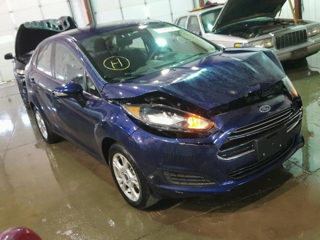 3FADP4BJ9GM157369 - 2016 FORD FIESTA SE BLUE photo 1