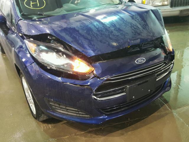 3FADP4BJ9GM157369 - 2016 FORD FIESTA SE BLUE photo 9