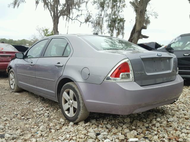 3FAHP06ZX7R248017 - 2007 FORD FUSION S GRAY photo 3