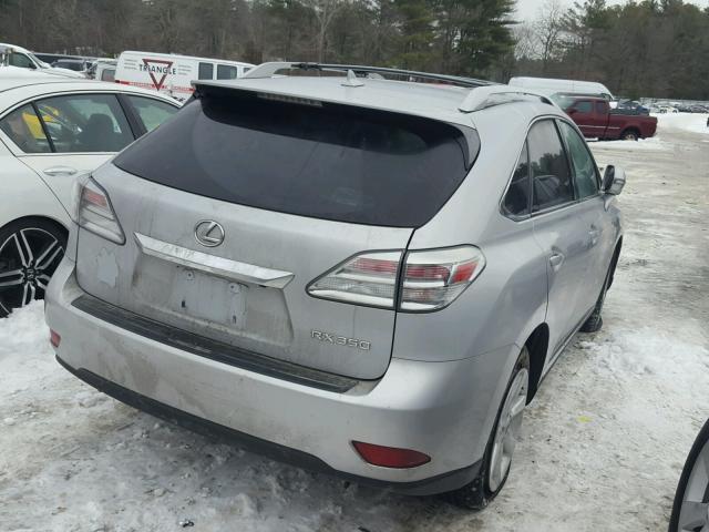 2T2BK1BA9BC115392 - 2011 LEXUS RX 350 GRAY photo 4