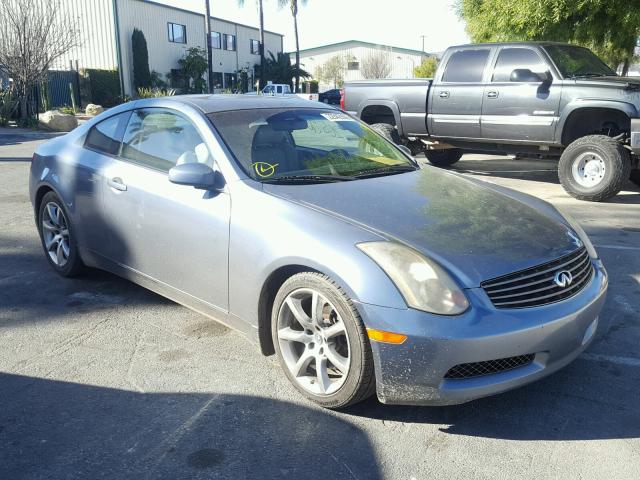 JNKCV54E95M406617 - 2005 INFINITI G35 BLUE photo 1