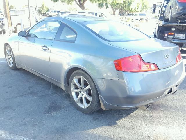 JNKCV54E95M406617 - 2005 INFINITI G35 BLUE photo 3